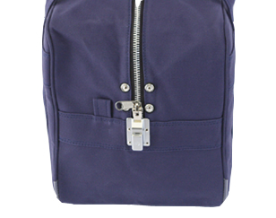 Canvas Mailing Boston Bag with Invoice PocketSide