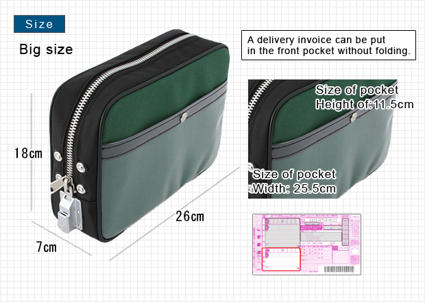 Canvas Mailing Duffle PouchSize