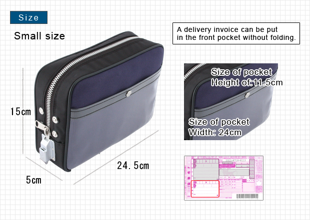 Canvas Mailing Duffle PouchSize