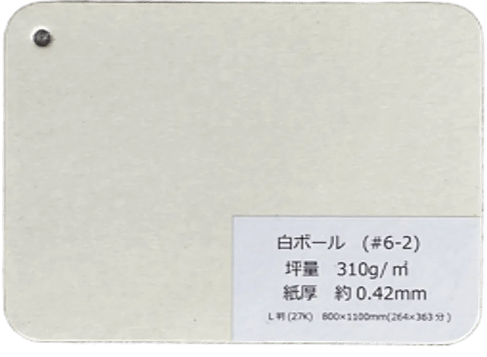 紙のサンプル